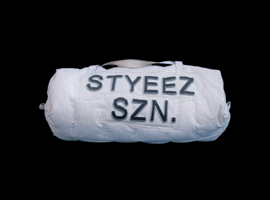 STYEEZ SZN Duffle Bag – Off-White (1-of-1)
